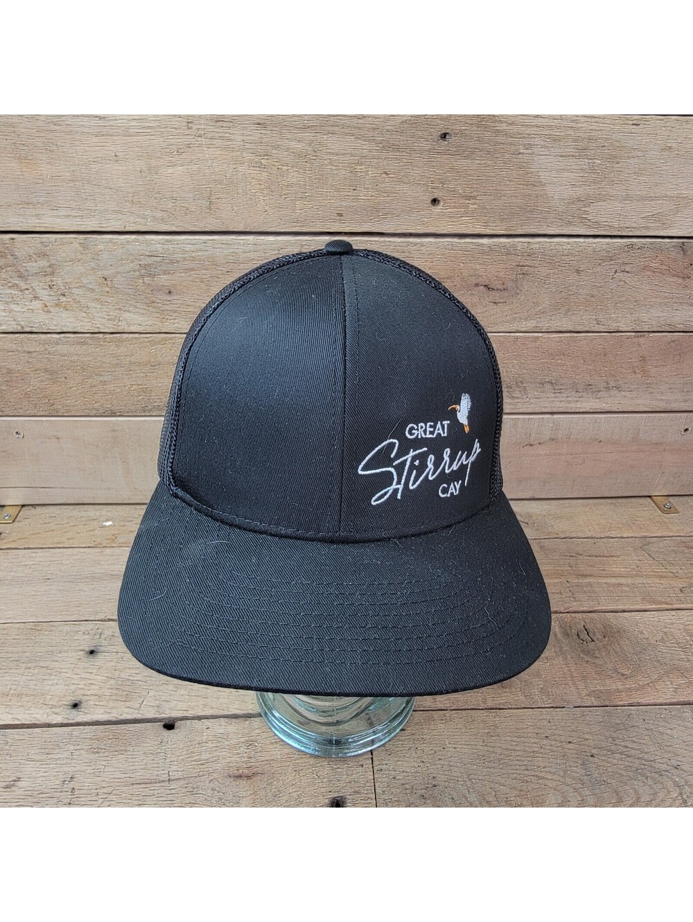 Great Stirrup Cay Hat Trucker Cap Black Snapback Bahamas Cruise Souvenir